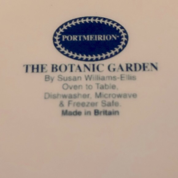 DONATED Floral Portmeirion Beautiful Botanic Garden Vintage Stoneware Bowl MINT - Picture 8 of 8